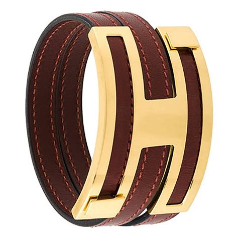 hermès leather bracelet